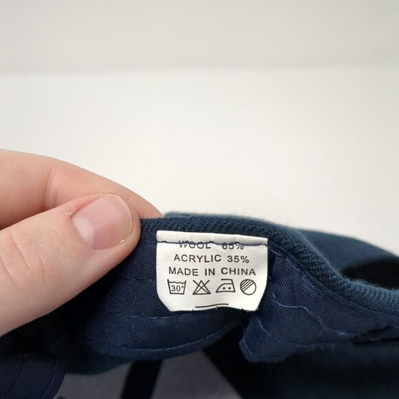 NY Strapback Hat Blue One Size Adjustable Embroidered 6 Panel Outdoor - Picture 8 of 8